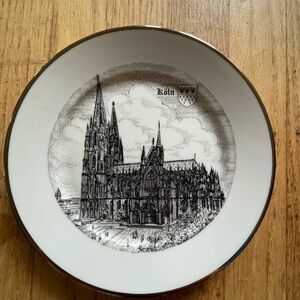 Koln cathedral kunst-palette regnitzlosau ceramic vintage plate cologne Germany